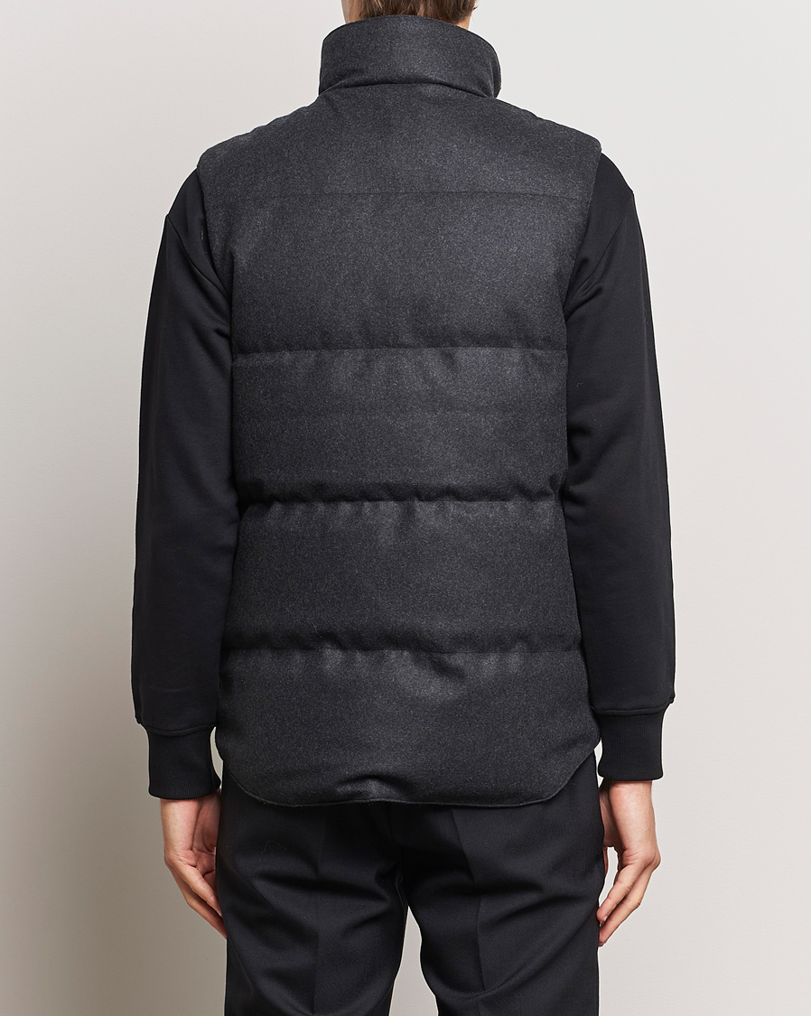 Men | Coats & Jackets | Canada Goose Black Label | Canada Goose Garson Wool Vest Carbon Melange