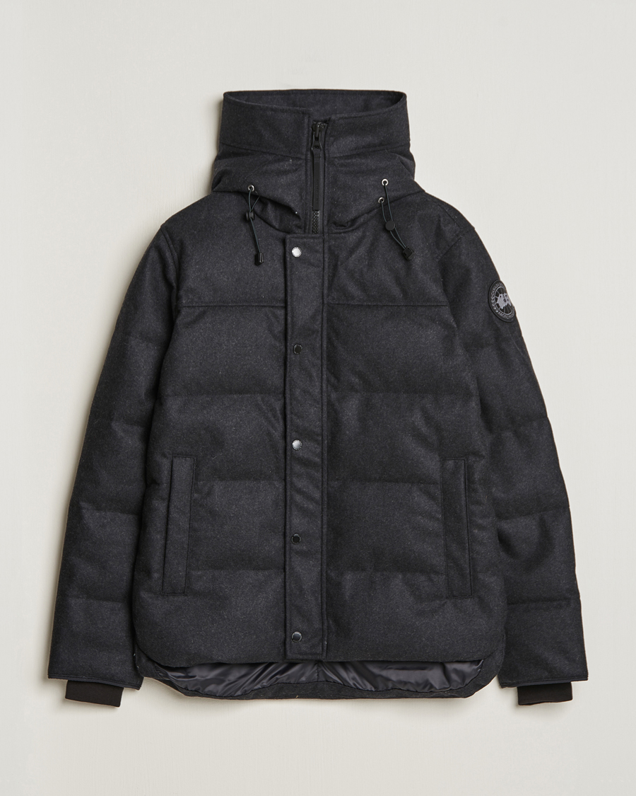 Men | Coats & Jackets | Canada Goose | Macmillan Wool Parka Carbon Melange