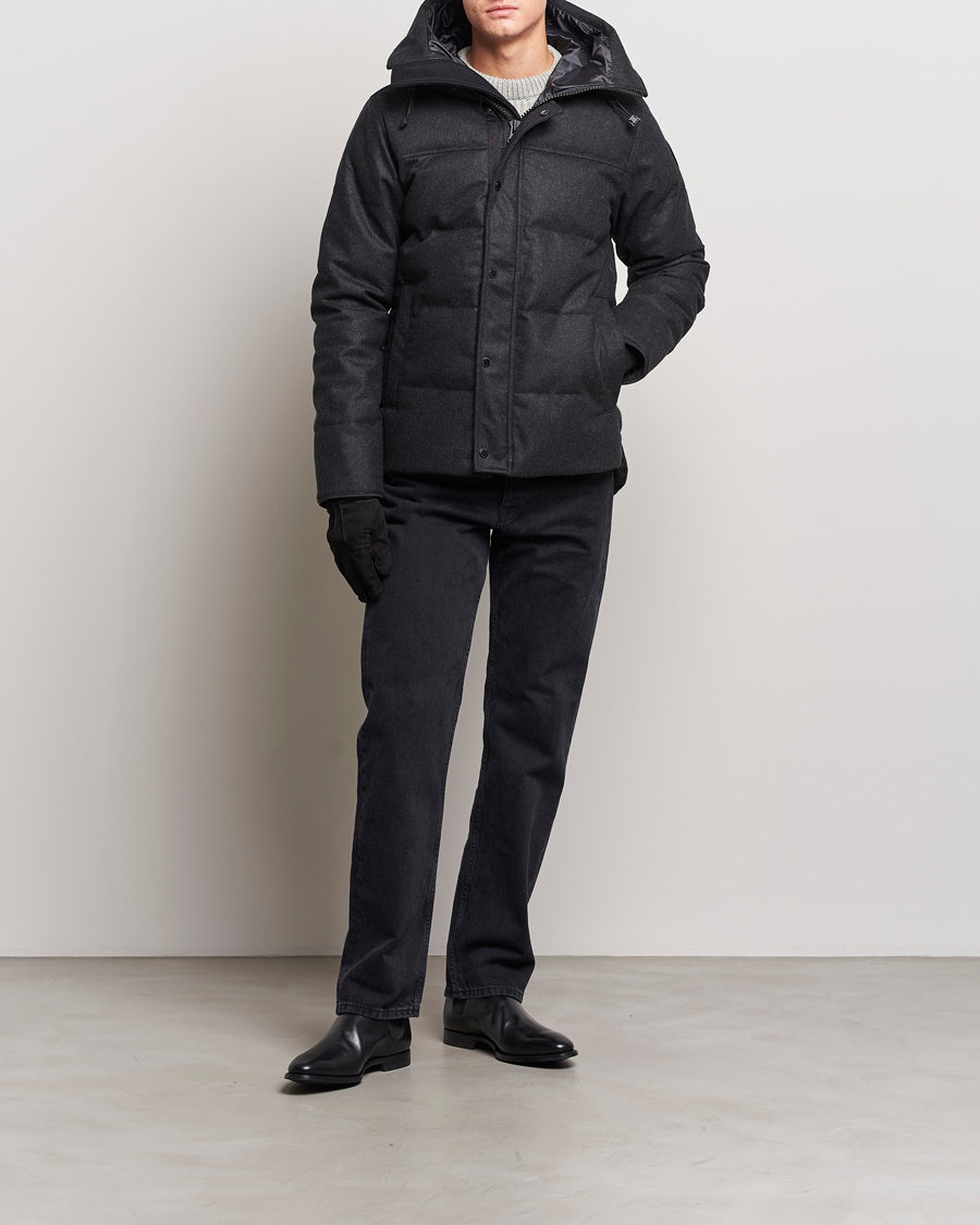 Men | Coats & Jackets | Canada Goose | Macmillan Wool Parka Carbon Melange