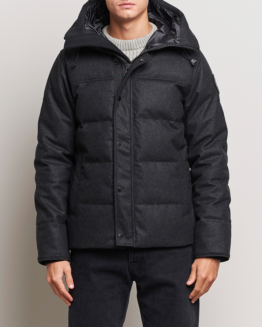 Men | Coats & Jackets | Canada Goose | Macmillan Wool Parka Carbon Melange