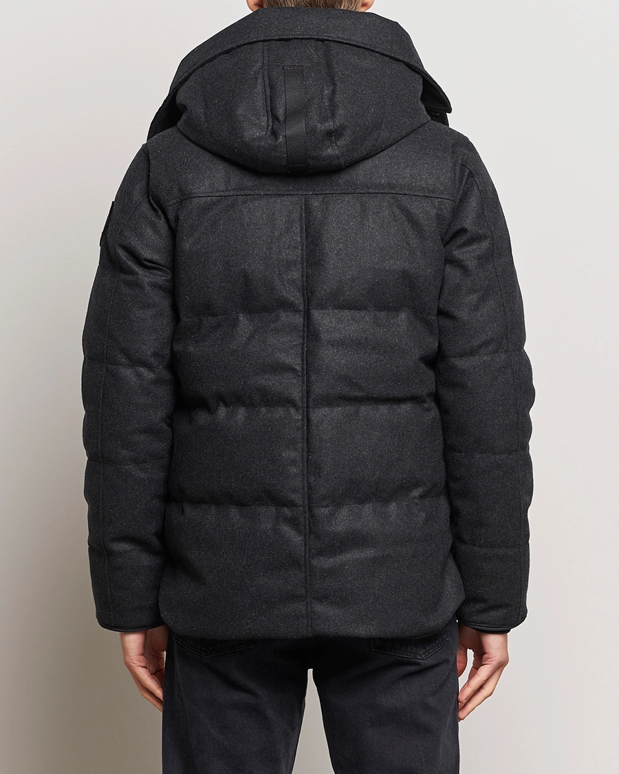 Men | Coats & Jackets | Canada Goose | Macmillan Wool Parka Carbon Melange