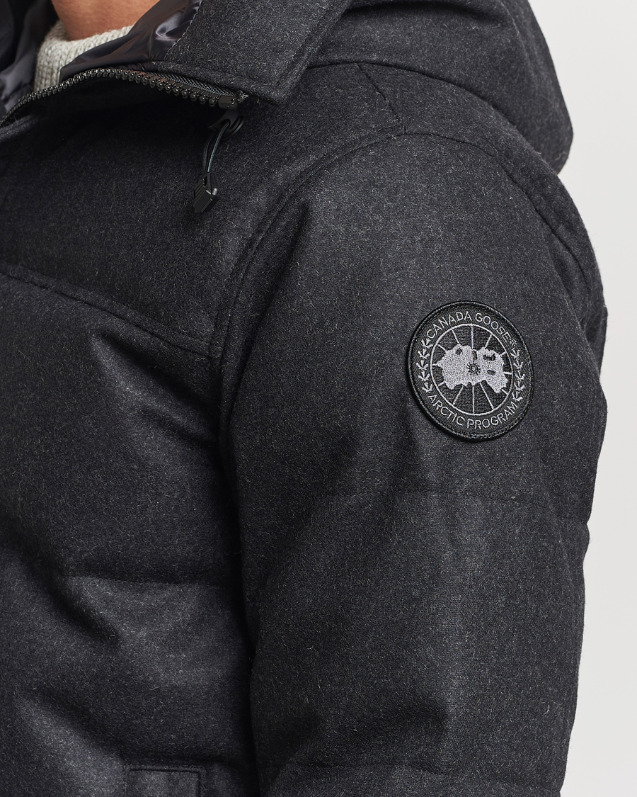 Men | Coats & Jackets | Canada Goose | Macmillan Wool Parka Carbon Melange