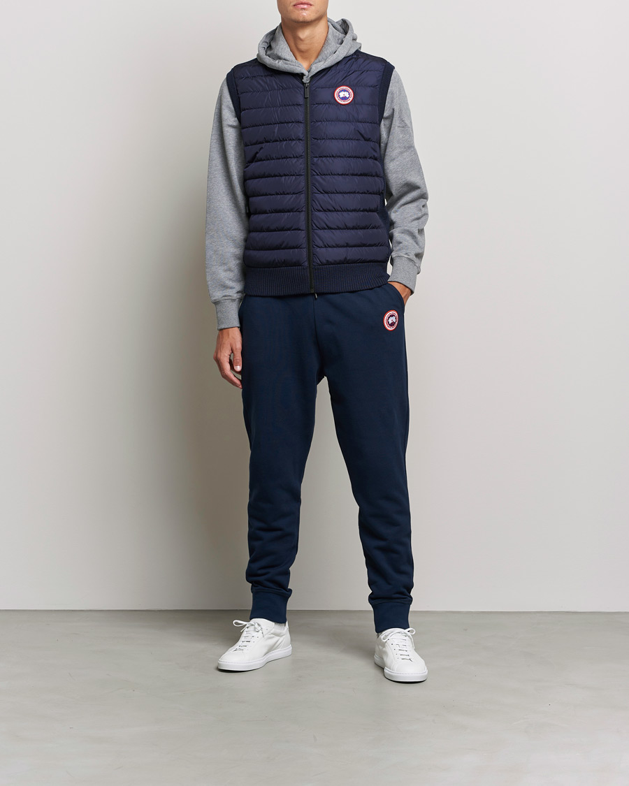 Men | Gilets | Canada Goose | Hybridge Knit Vest Navy