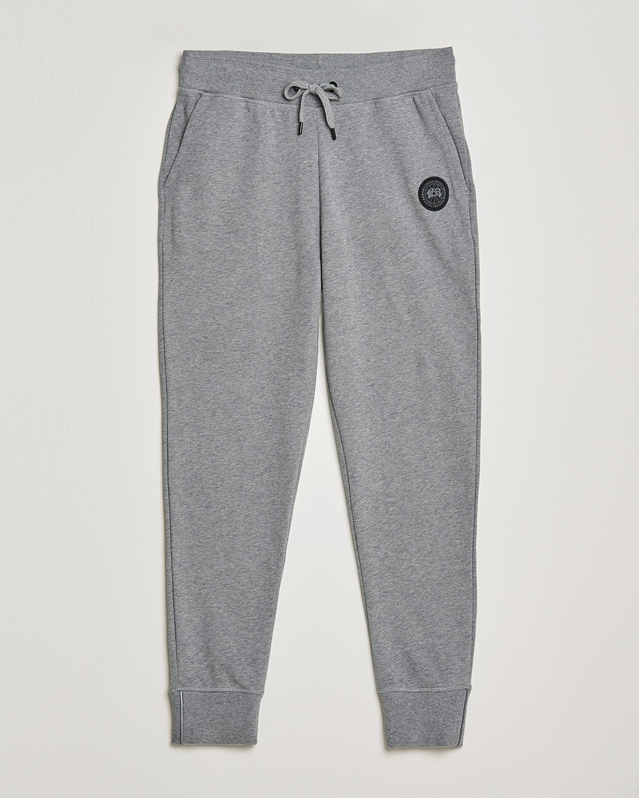 Men | Trousers | Canada Goose Black Label | Huron Sweatpants Stone Heather