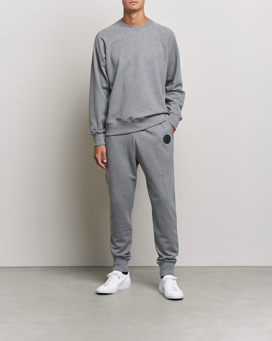 Men | Trousers | Canada Goose Black Label | Huron Sweatpants Stone Heather