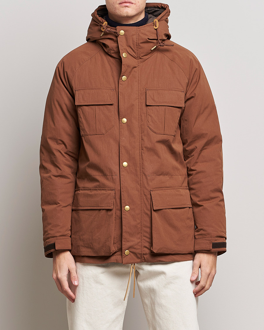 Men | Coats & Jackets | Holubar | Deer Hunter Padded Parka Argan Oil