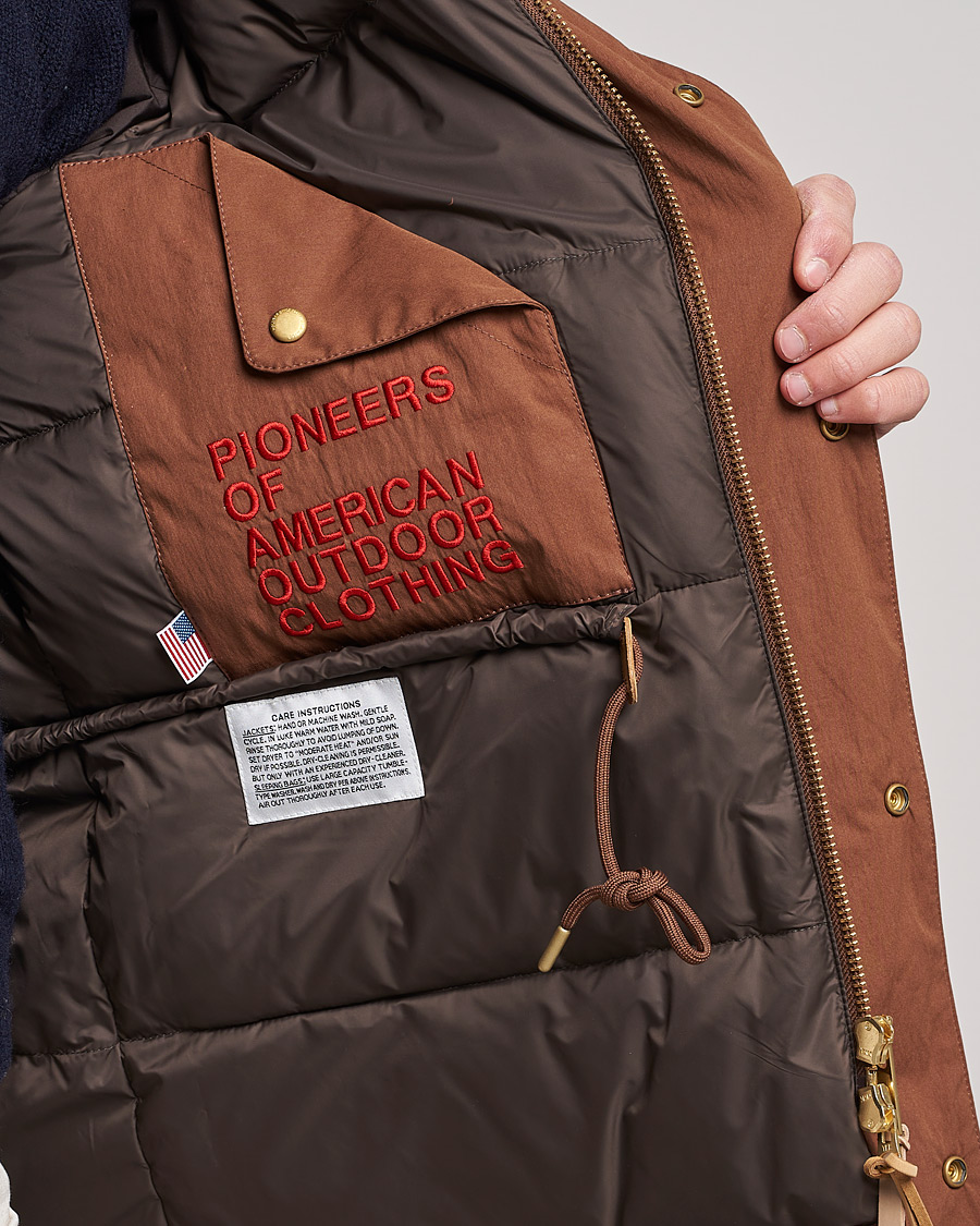 Men | Coats & Jackets | Holubar | Deer Hunter Padded Parka Argan Oil