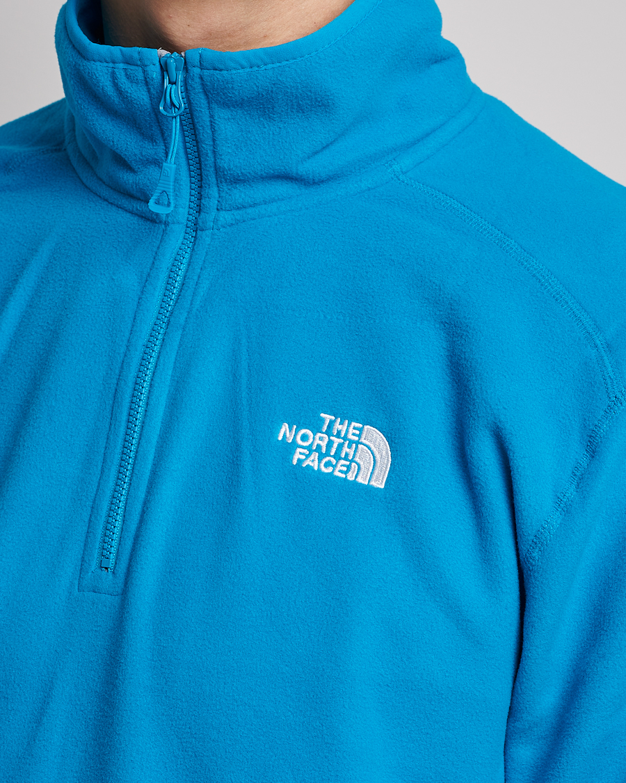 Men | Sweaters & Knitwear | The North Face | 100 Glacier 1/4 Zip Acoustic Blue