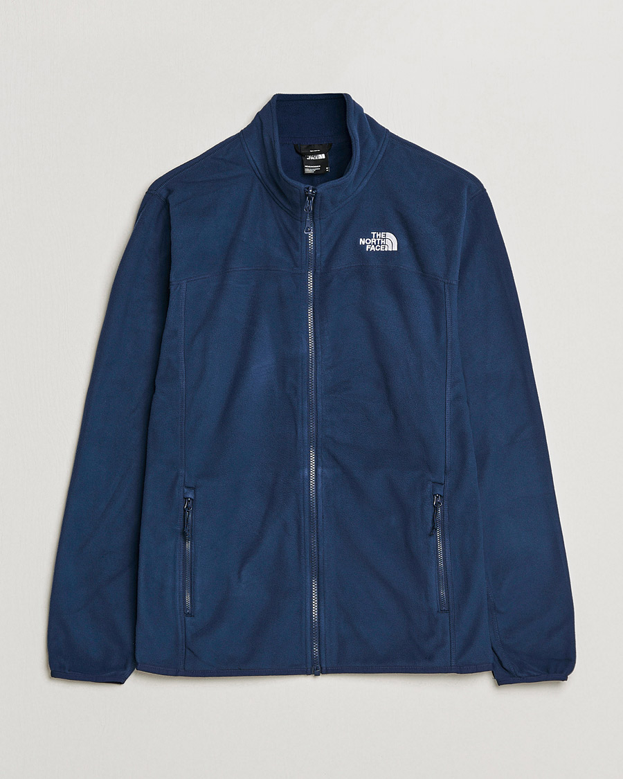 Men | Sweaters & Knitwear | The North Face | 100 Glacier Full Zip Summit Navy