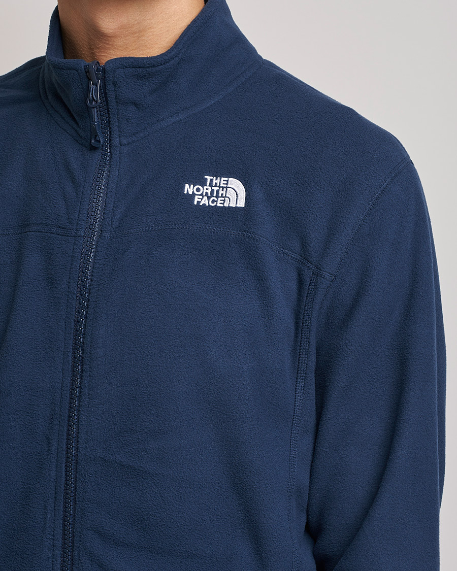 Men | Sweaters & Knitwear | The North Face | 100 Glacier Full Zip Summit Navy