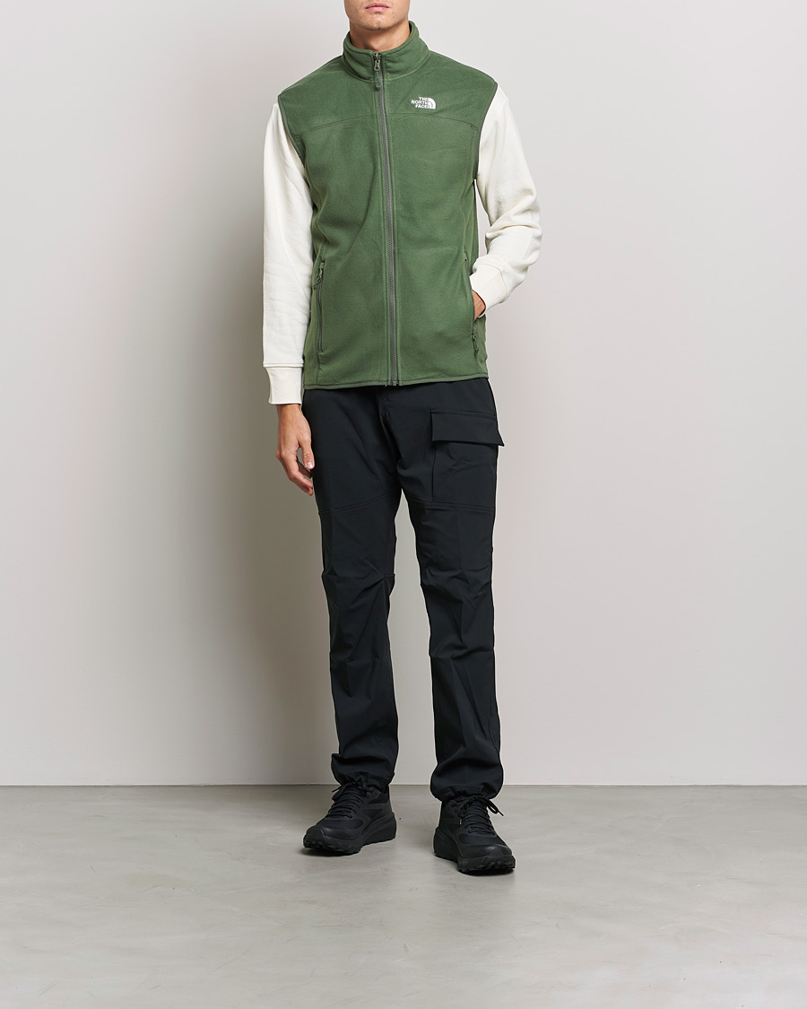 Men | Sweaters & Knitwear | The North Face | 100 Glacier Vest Thyme Green