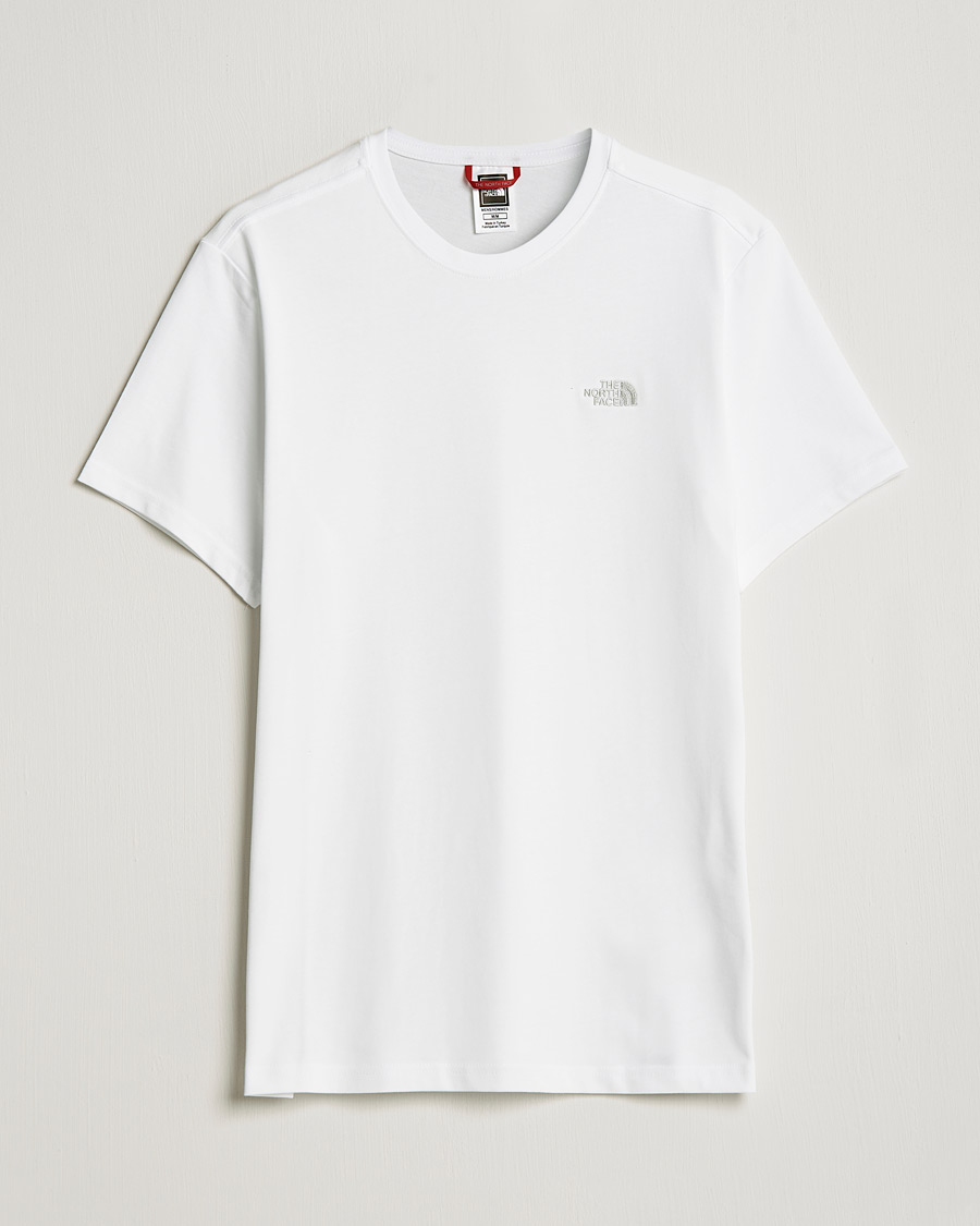 Men | T-Shirts | The North Face | Premium Simple Logo Tee White