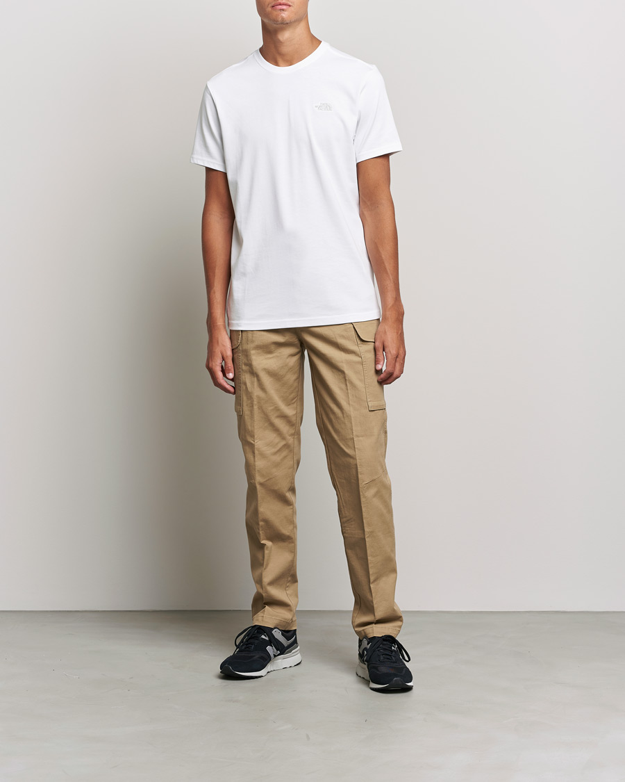 Men | T-Shirts | The North Face | Premium Simple Logo Tee White