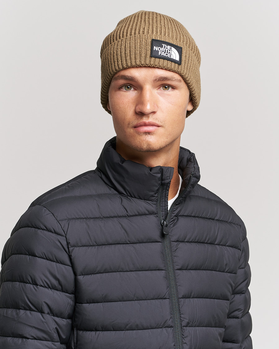 Men | The North Face Logo Box Cuff Beanie Military | The North Face | Logo Box Cuff Beanie Military