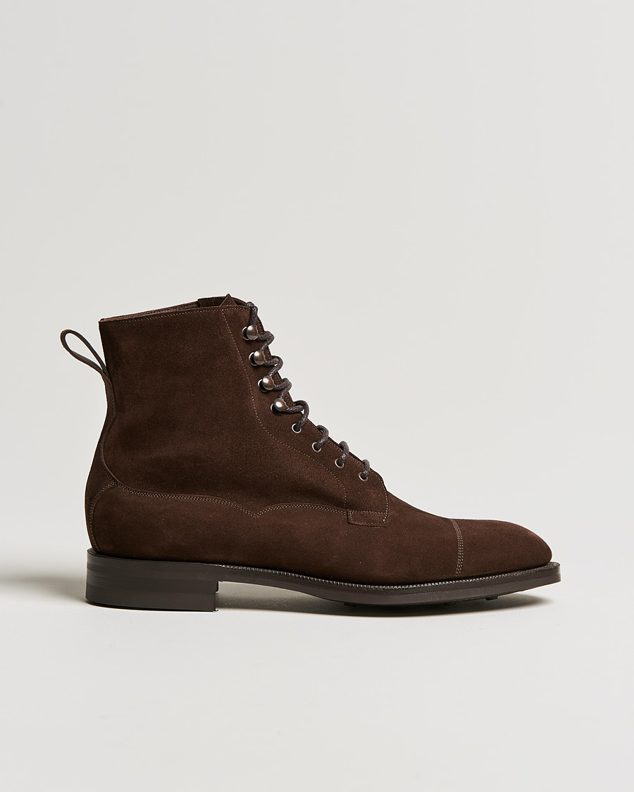 Men | Edward Green Galway Dainite Boot Mink Suede | Edward Green | Galway Dainite Boot Mink Suede