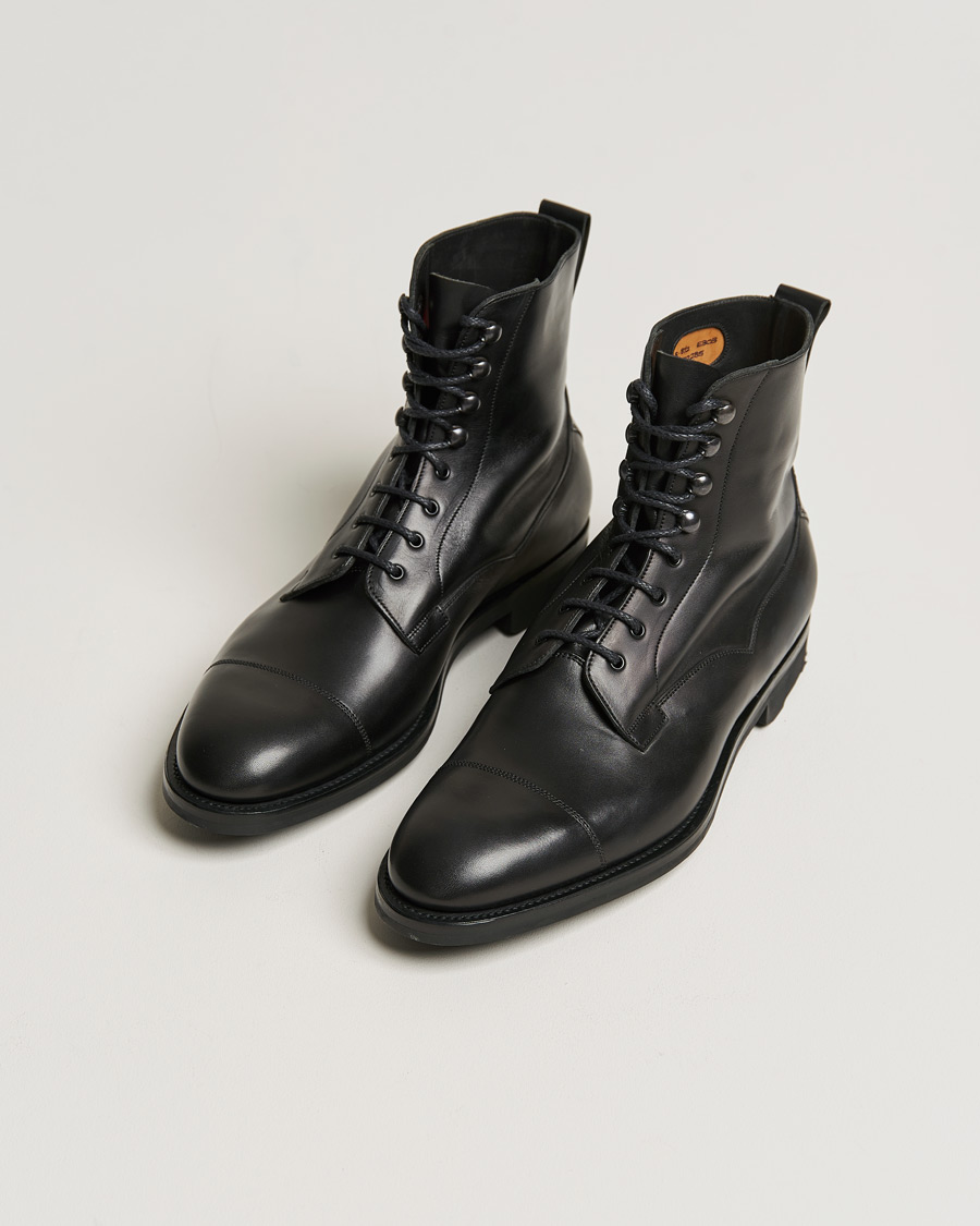 Men | Edward Green Galway Ridgeway Boot Black Delapré | Edward Green | Galway Ridgeway Boot Black Delapré
