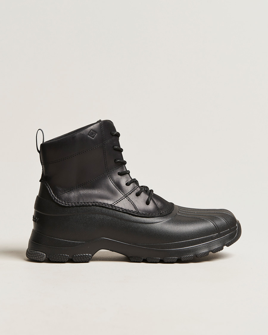 Men | Sperry Duck Float Lace Up Core Boot Black | Sperry | Duck Float Lace Up Core Boot Black