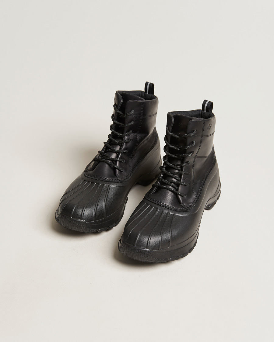 Men | Sperry Duck Float Lace Up Core Boot Black | Sperry | Duck Float Lace Up Core Boot Black