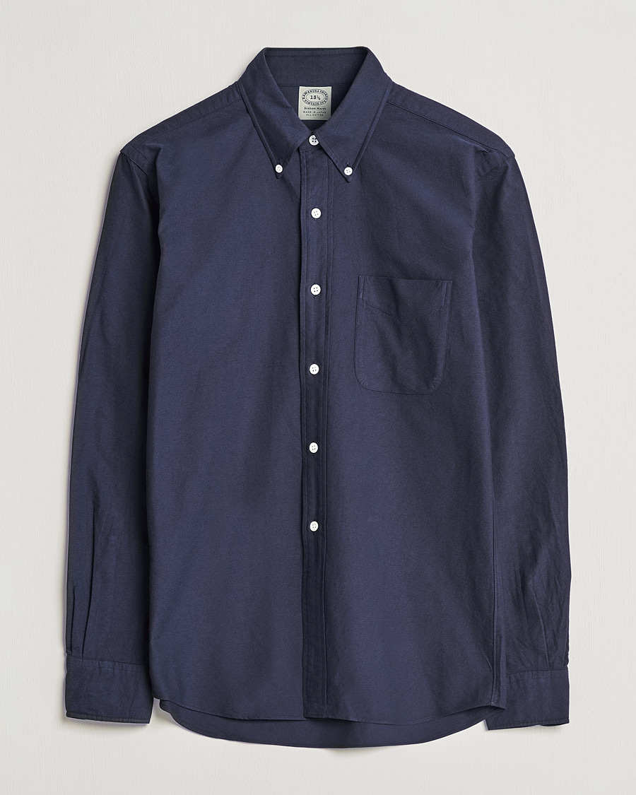 Men |  | Kamakura Shirts | Vintage Ivy Oxford BD Shirt Navy