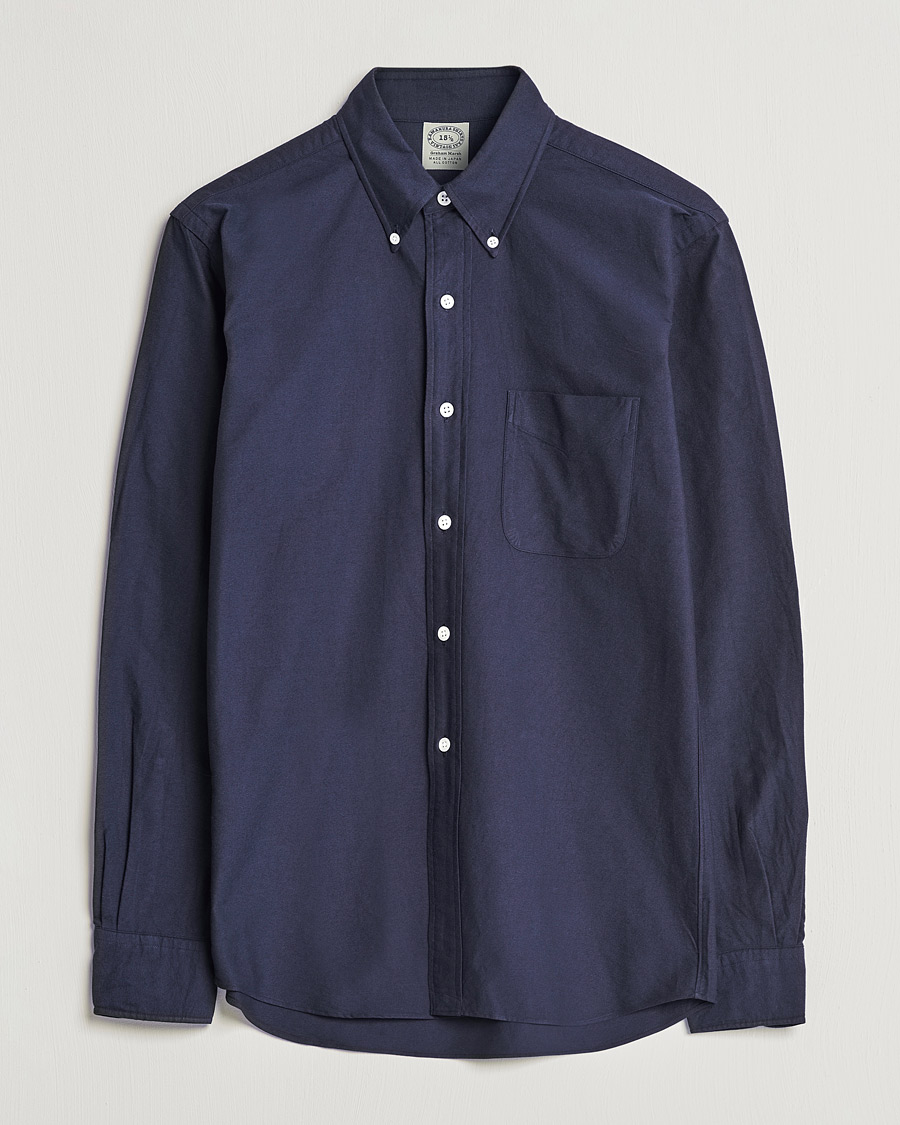 Men | Shirts | Kamakura Shirts | Vintage Ivy Oxford BD Shirt Navy