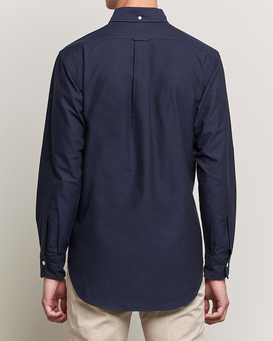 Men | Shirts | Kamakura Shirts | Vintage Ivy Oxford BD Shirt Navy