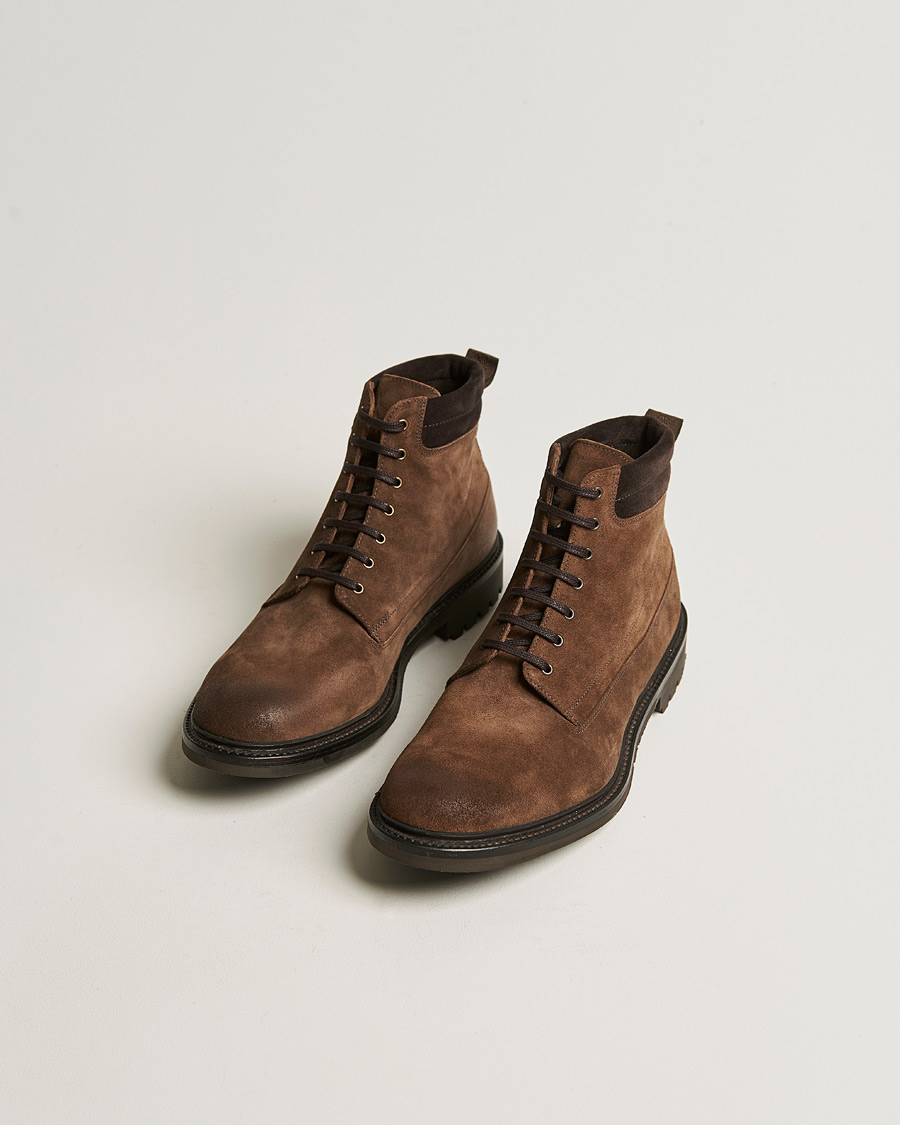 Men | Suede shoes | Loake 1880 | Kirby Suede Boot Brown