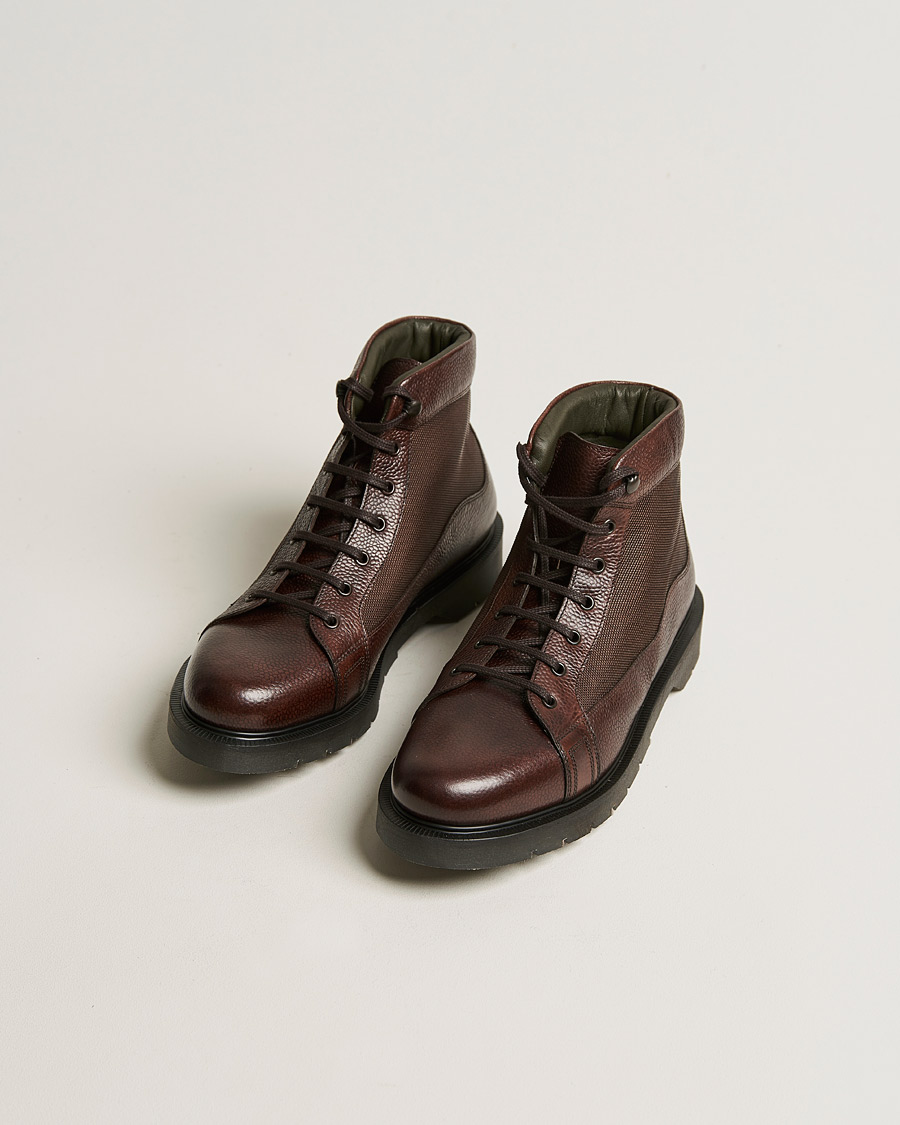 Men | Lace-up Boots | Design Loake | Trimble Heat Sealed Monkey Boot Dark Brown
