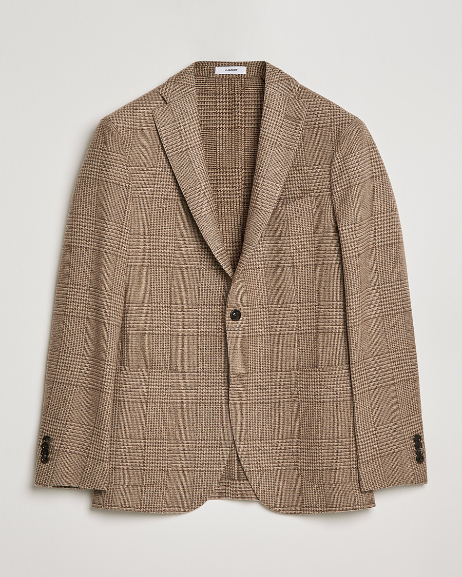 Men | Blazers | Boglioli | K Jacket Prince Of Wales Check Blazer Beige