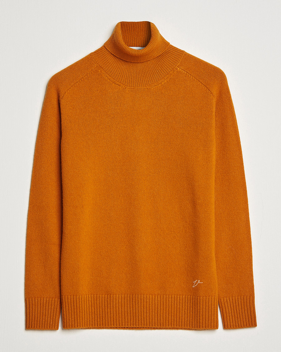 Men | Sweaters & Knitwear | Valstar | Cariaggi Cashmere Rollneck Orange