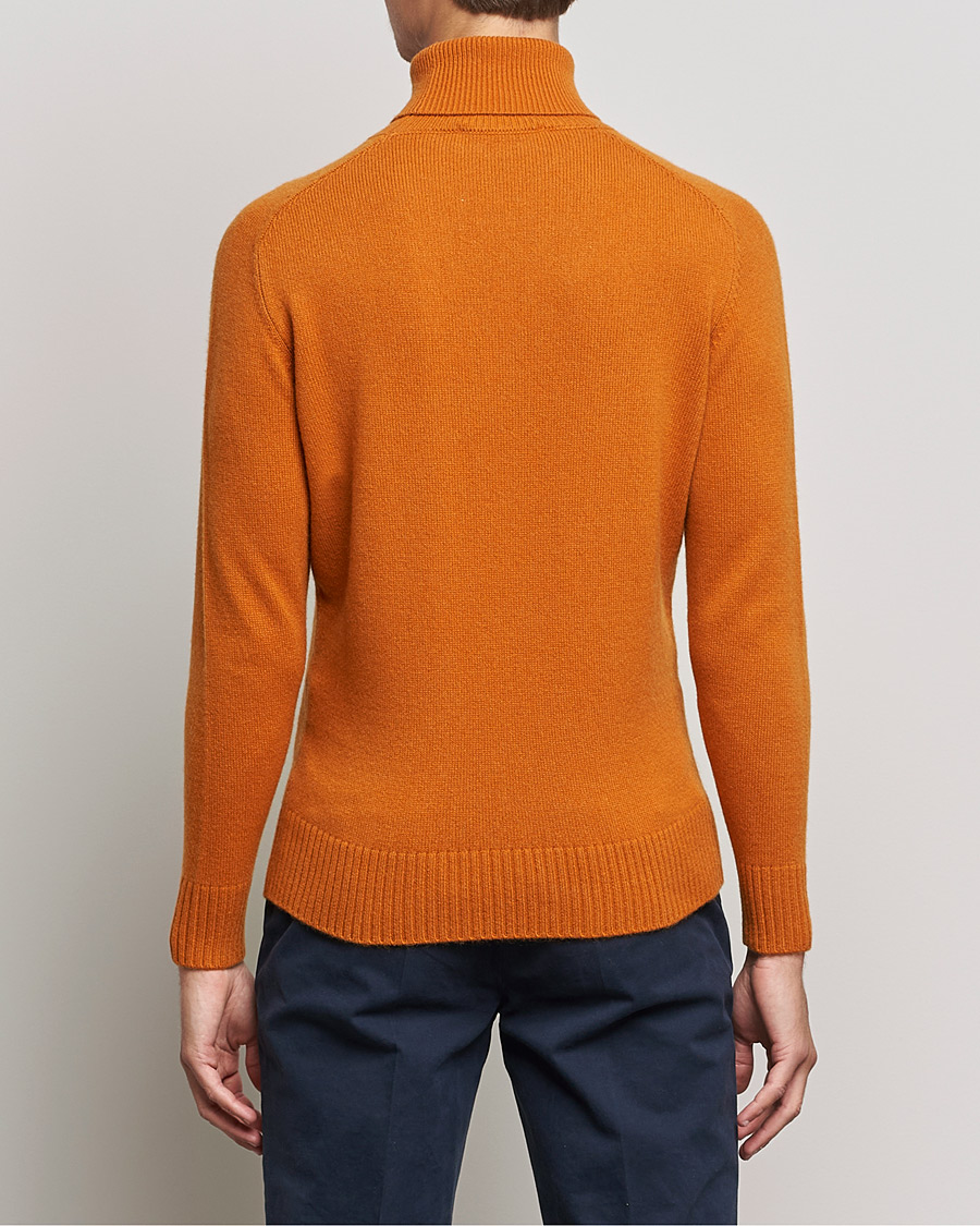 Men | Sweaters & Knitwear | Valstar | Cariaggi Cashmere Rollneck Orange