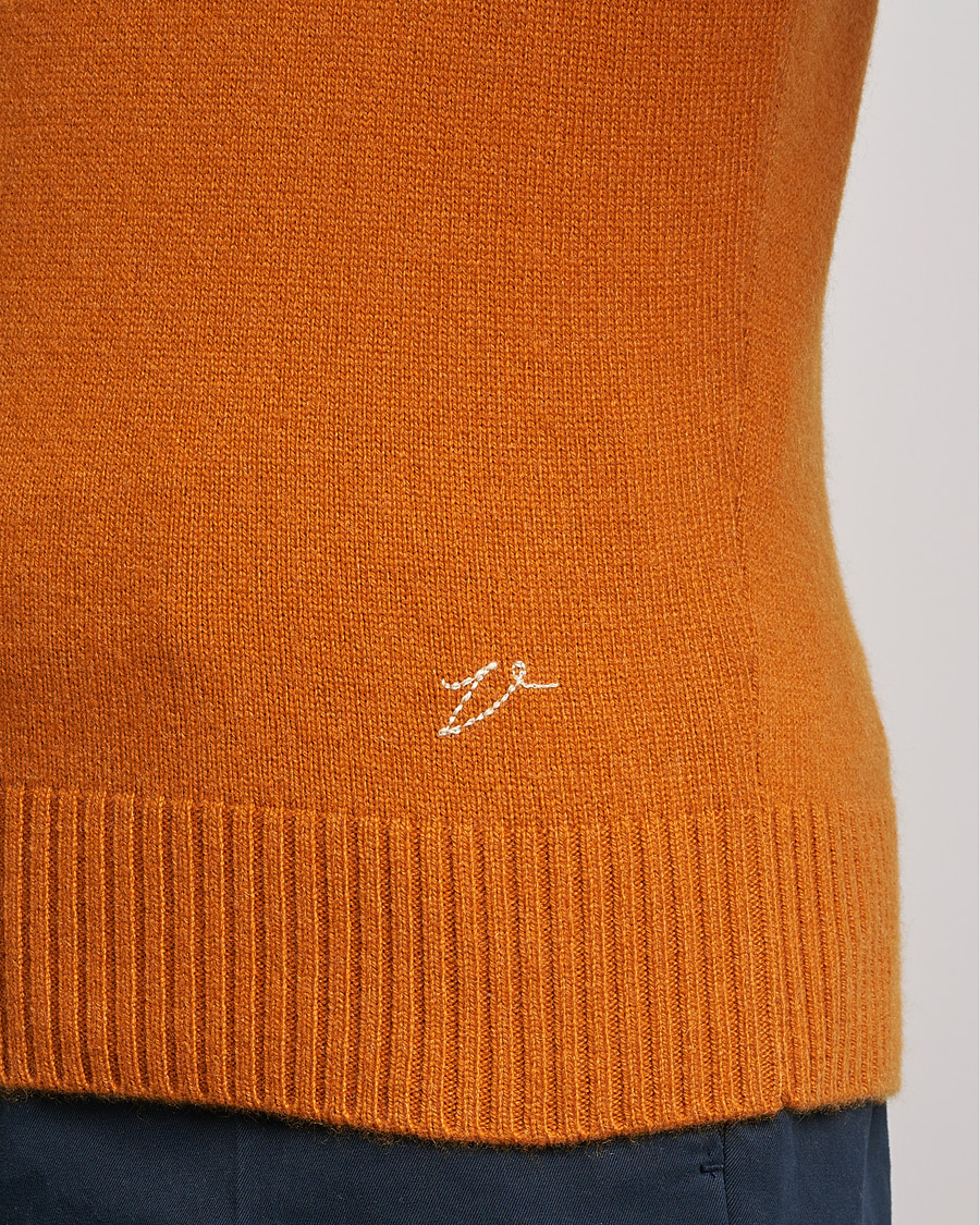 Men | Sweaters & Knitwear | Valstar | Cariaggi Cashmere Rollneck Orange