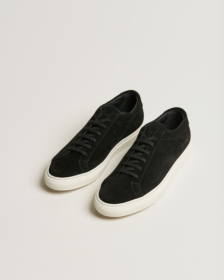 Men | Common Projects Original Achilles Suede Sneaker Black | Common Projects | Original Achilles Suede Sneaker Black