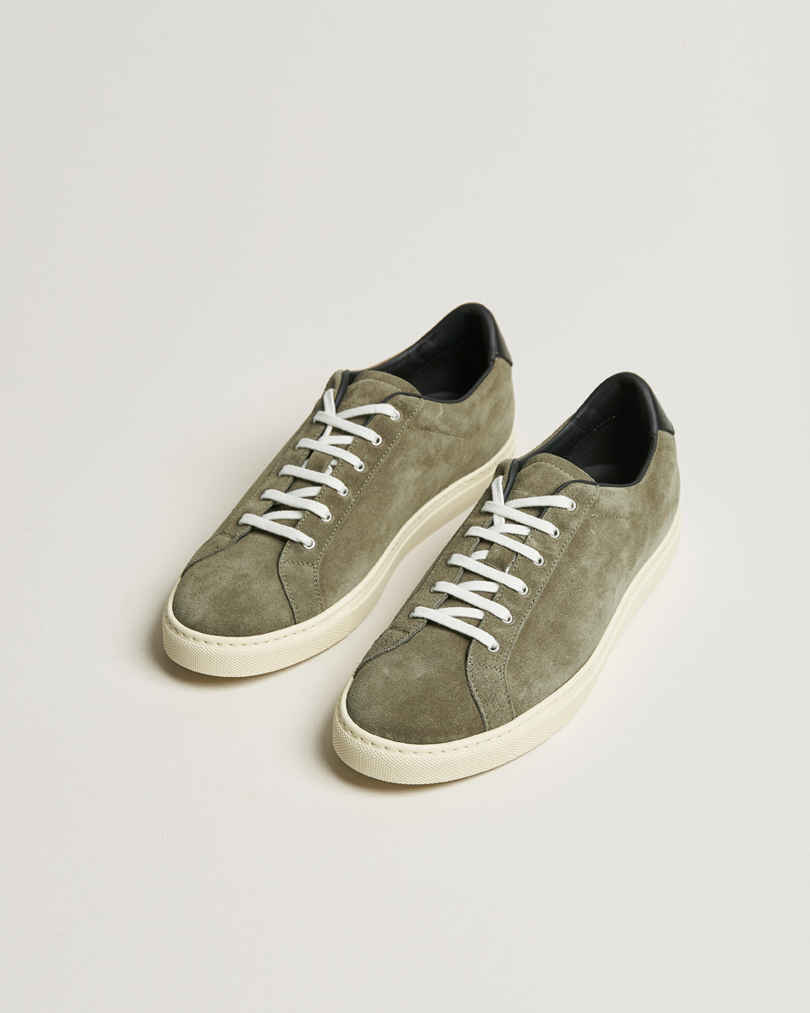 Men |  | Common Projects | Retro Low Suede Sneaker Olive