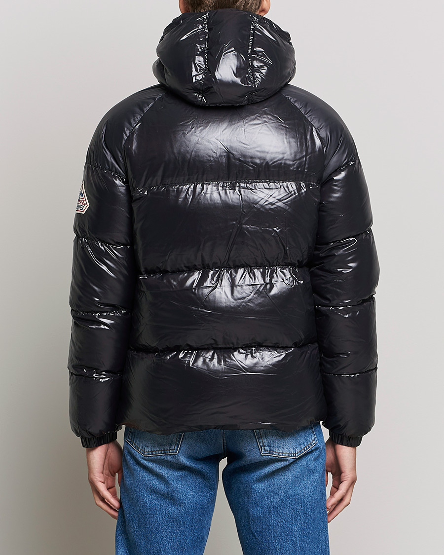Men | Coats & Jackets | Pyrenex | Sten Hooded Puffer Jacket Black