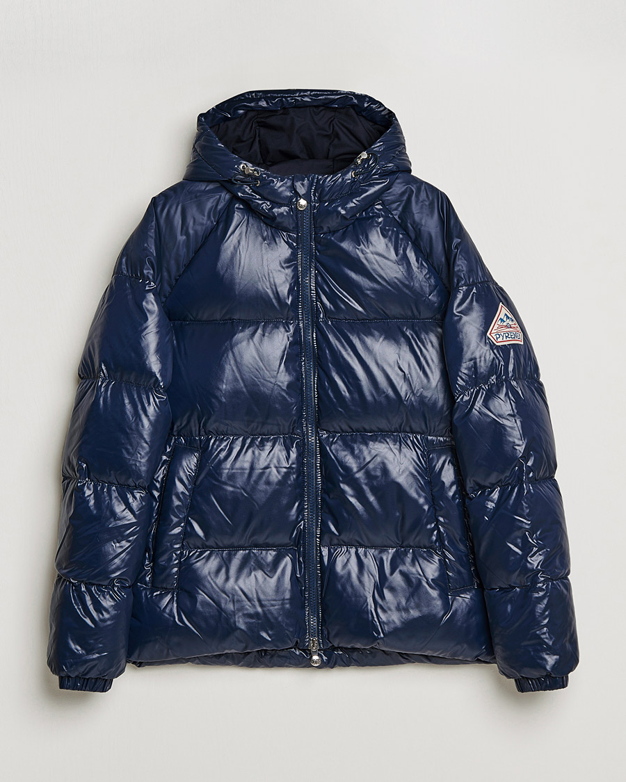 Men | Coats & Jackets | Pyrenex | Sten Hooded Puffer Jacket Amiral