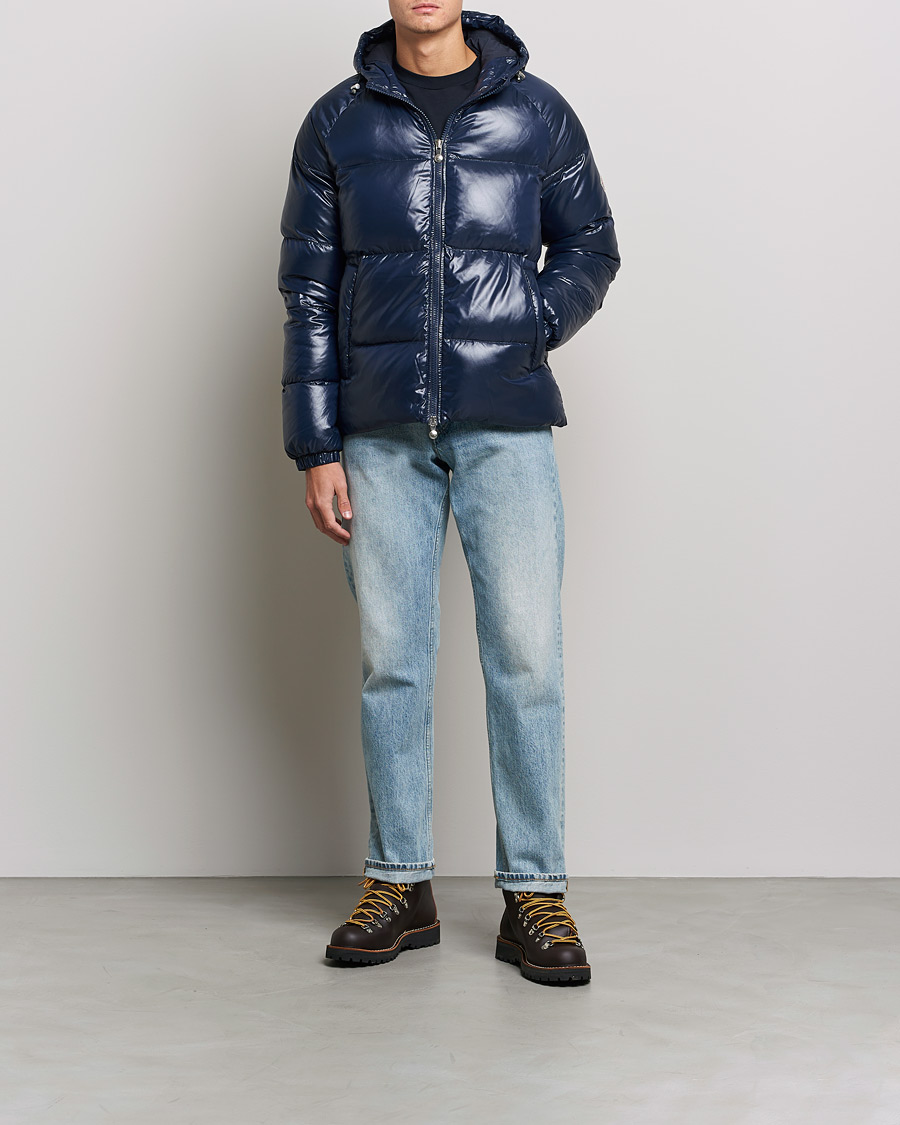 Men | Coats & Jackets | Pyrenex | Sten Hooded Puffer Jacket Amiral