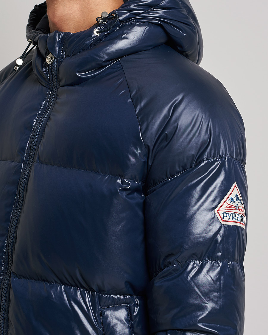 Men | Coats & Jackets | Pyrenex | Sten Hooded Puffer Jacket Amiral