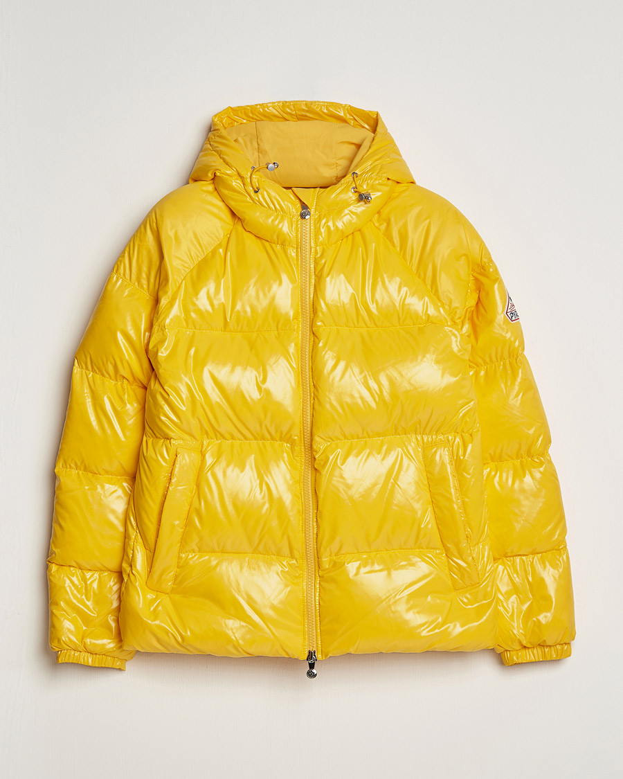 Men | Coats & Jackets | Pyrenex | Sten Hooded Puffer Jacket Spectra Yellow