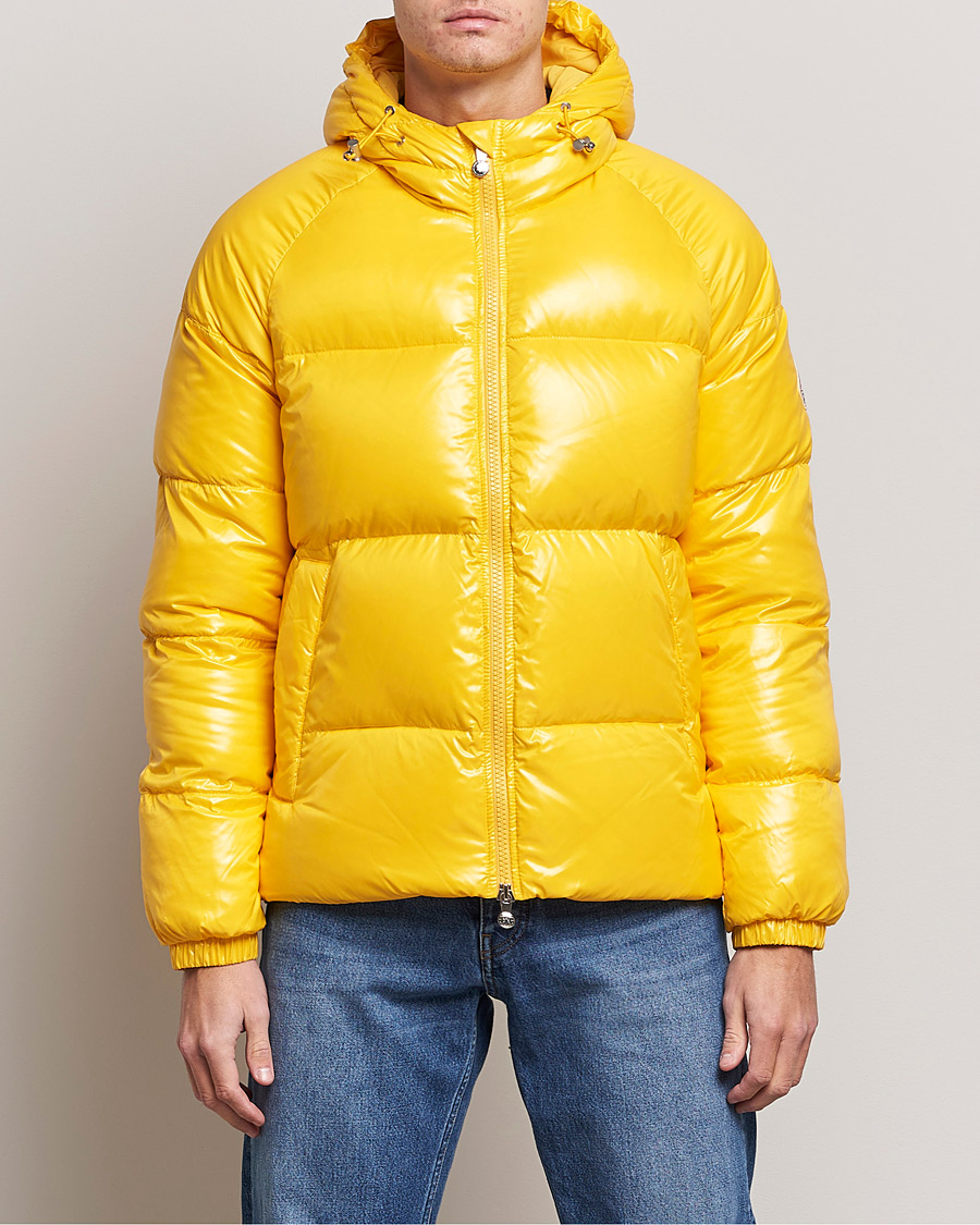 Men | Down Jackets | Pyrenex | Sten Hooded Puffer Jacket Spectra Yellow