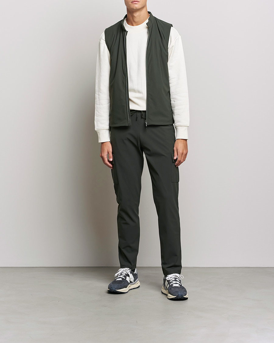 Men | Gilets | Stenströms | Active Jersey Sport Vest Green