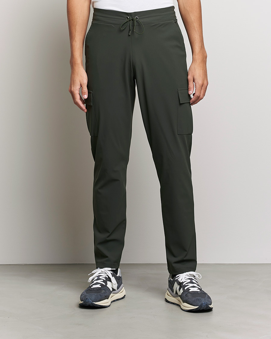 Men | Cargo Trousers | Stenströms | Active Jersey Sport Trousers Green