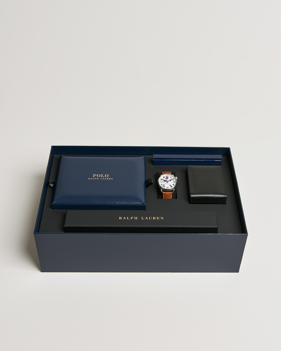 Men | Polo Ralph Lauren 42mm Automatic Yankee Bear White Dial | Polo Ralph Lauren | 42mm Automatic Yankee Bear White Dial