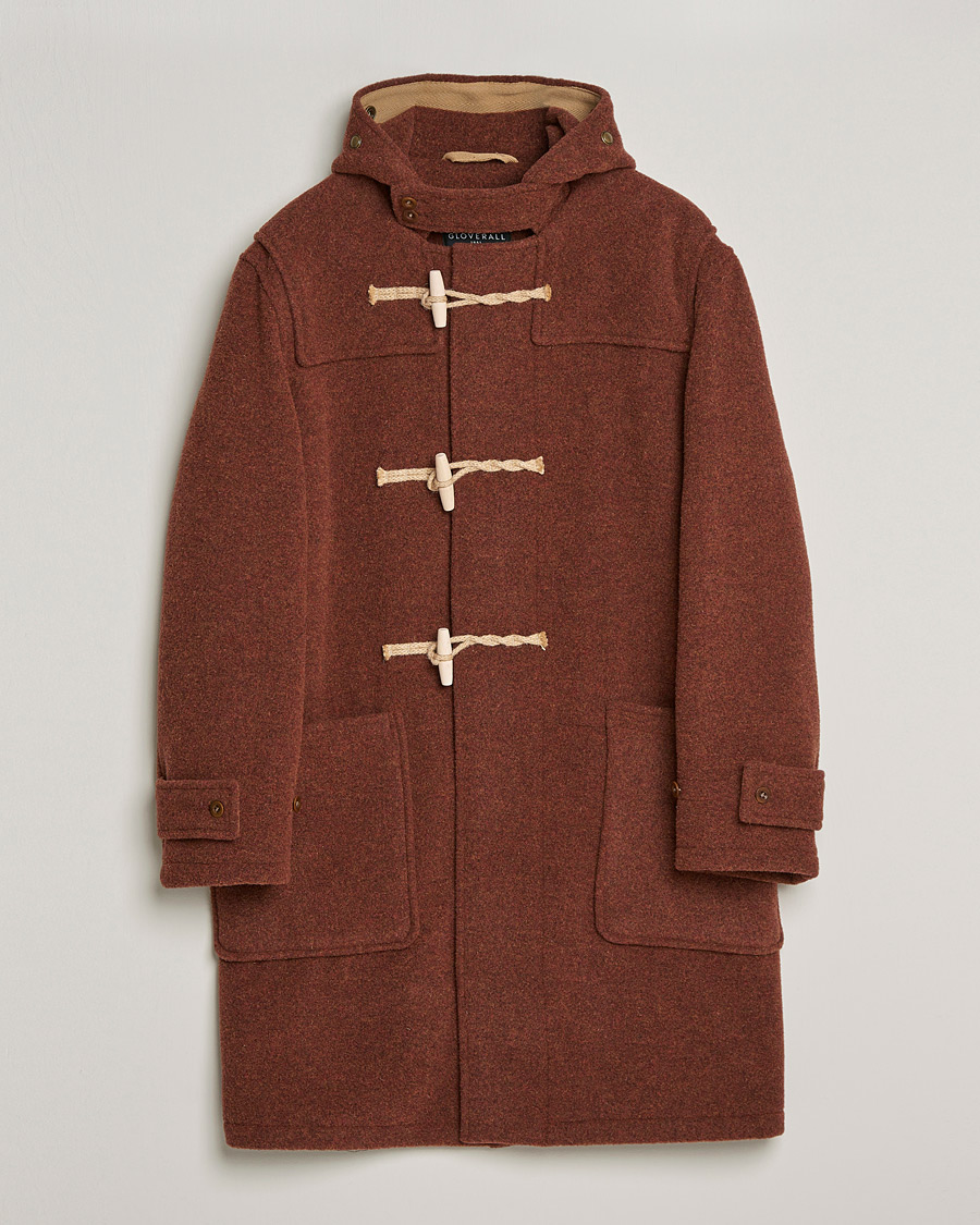 Men | Duffle Coats | Gloverall | 575 Monty Original Duffle Coat Rust