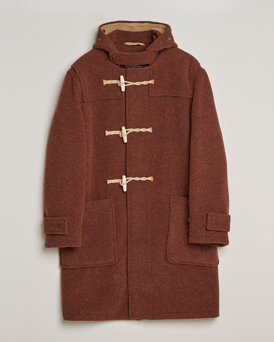 Men | Coats & Jackets | Gloverall | 575 Monty Original Duffle Coat Rust