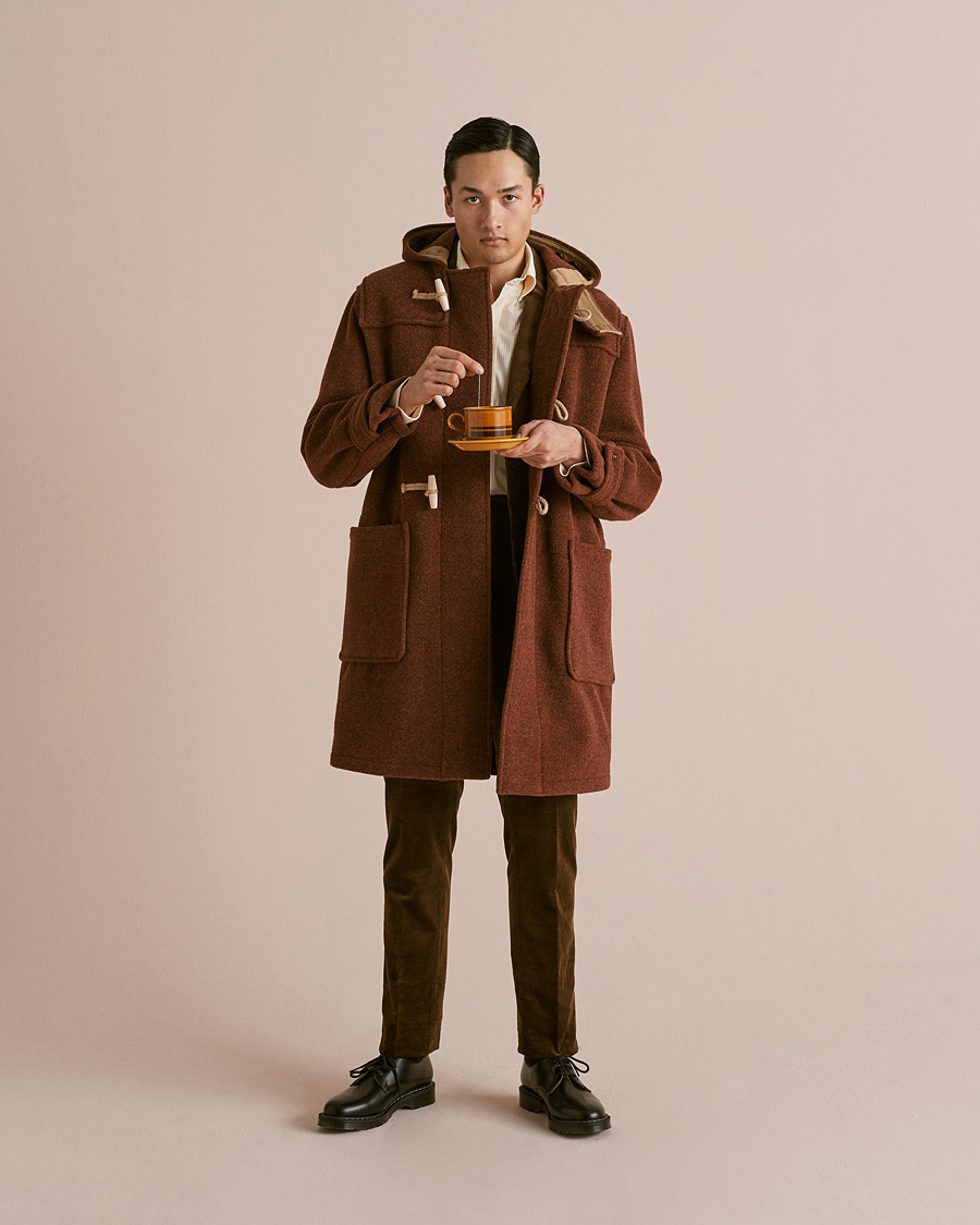 Men | Coats & Jackets | Gloverall | 575 Monty Original Duffle Coat Rust
