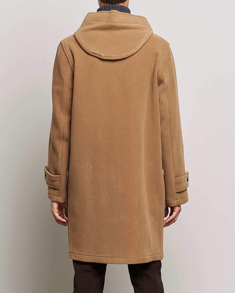 Gloverall Edmund Herringbone Wool Duffle Camel at CareOfCarl.com