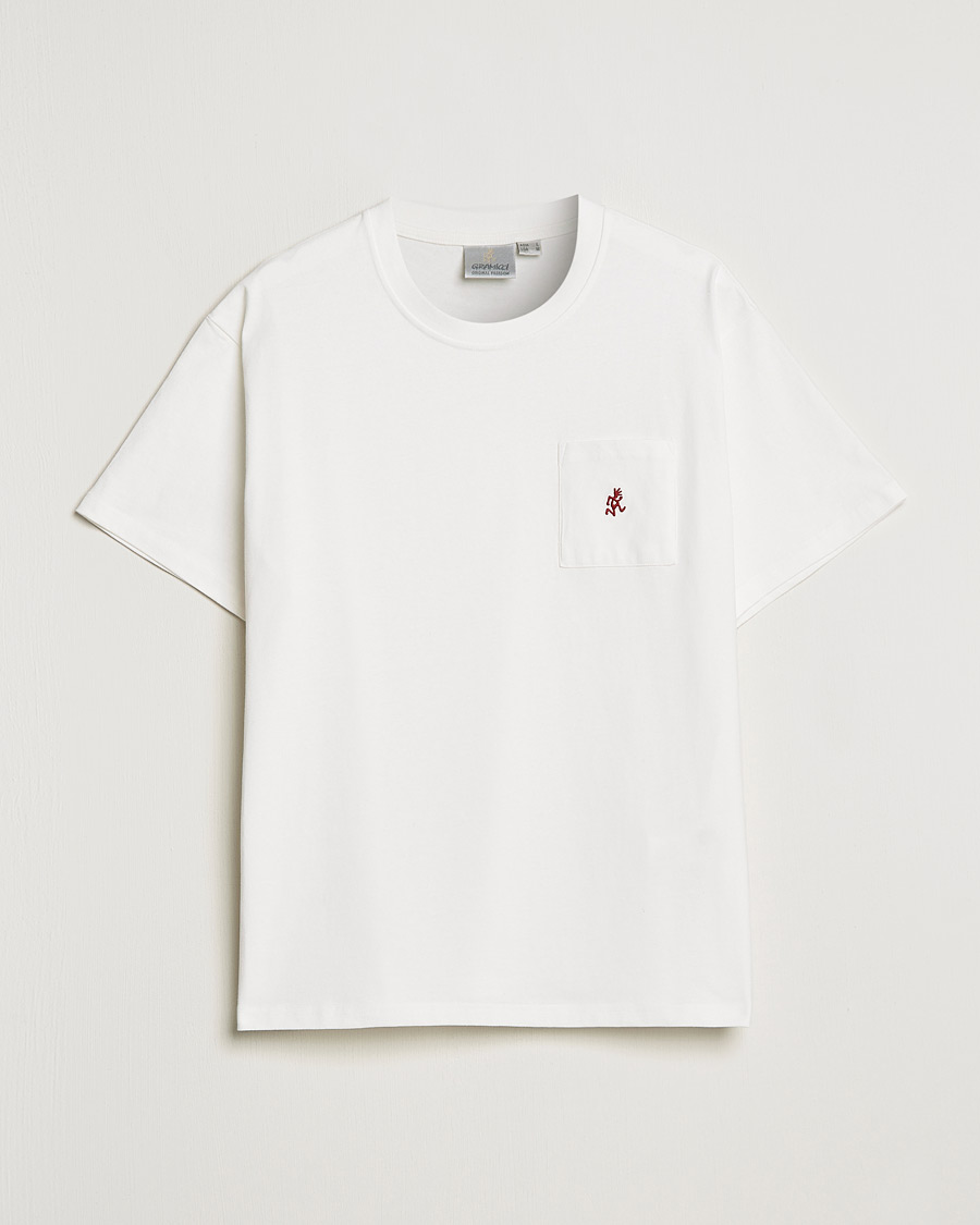 Men | T-Shirts | Gramicci | One Point Cotton Tee White