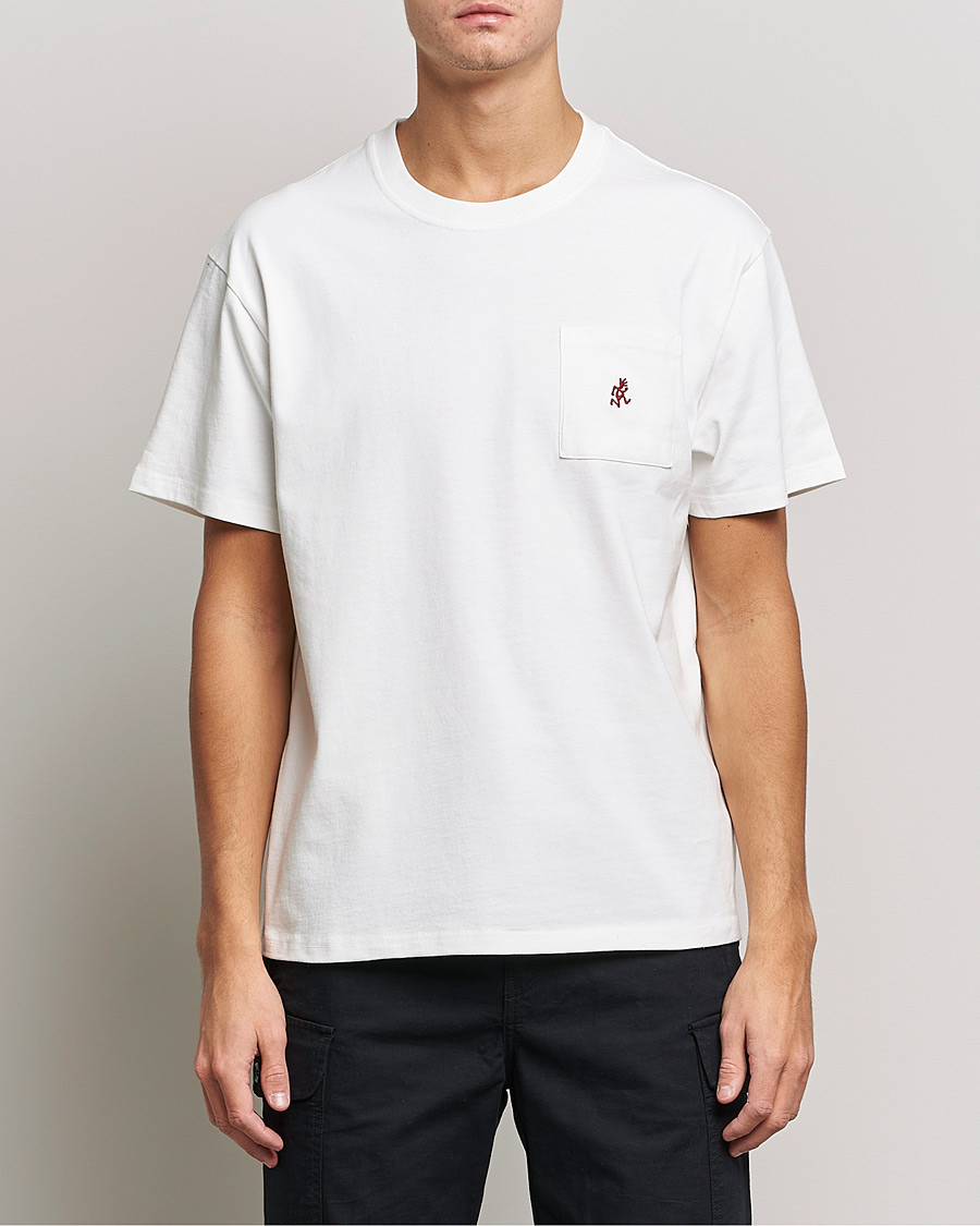 Men | T-Shirts | Gramicci | One Point Cotton Tee White