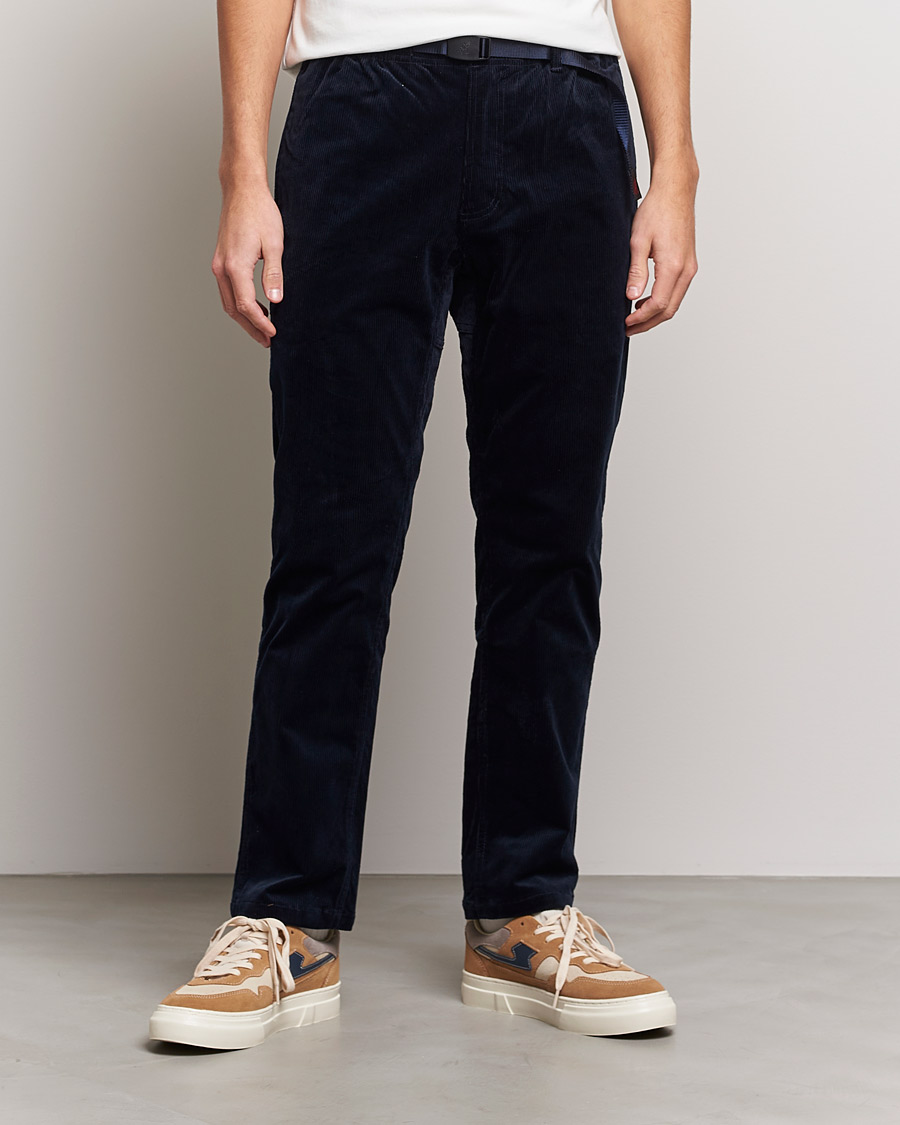 Men | Trousers | Gramicci | Corduroy NN Cropped Pants Dark Navy