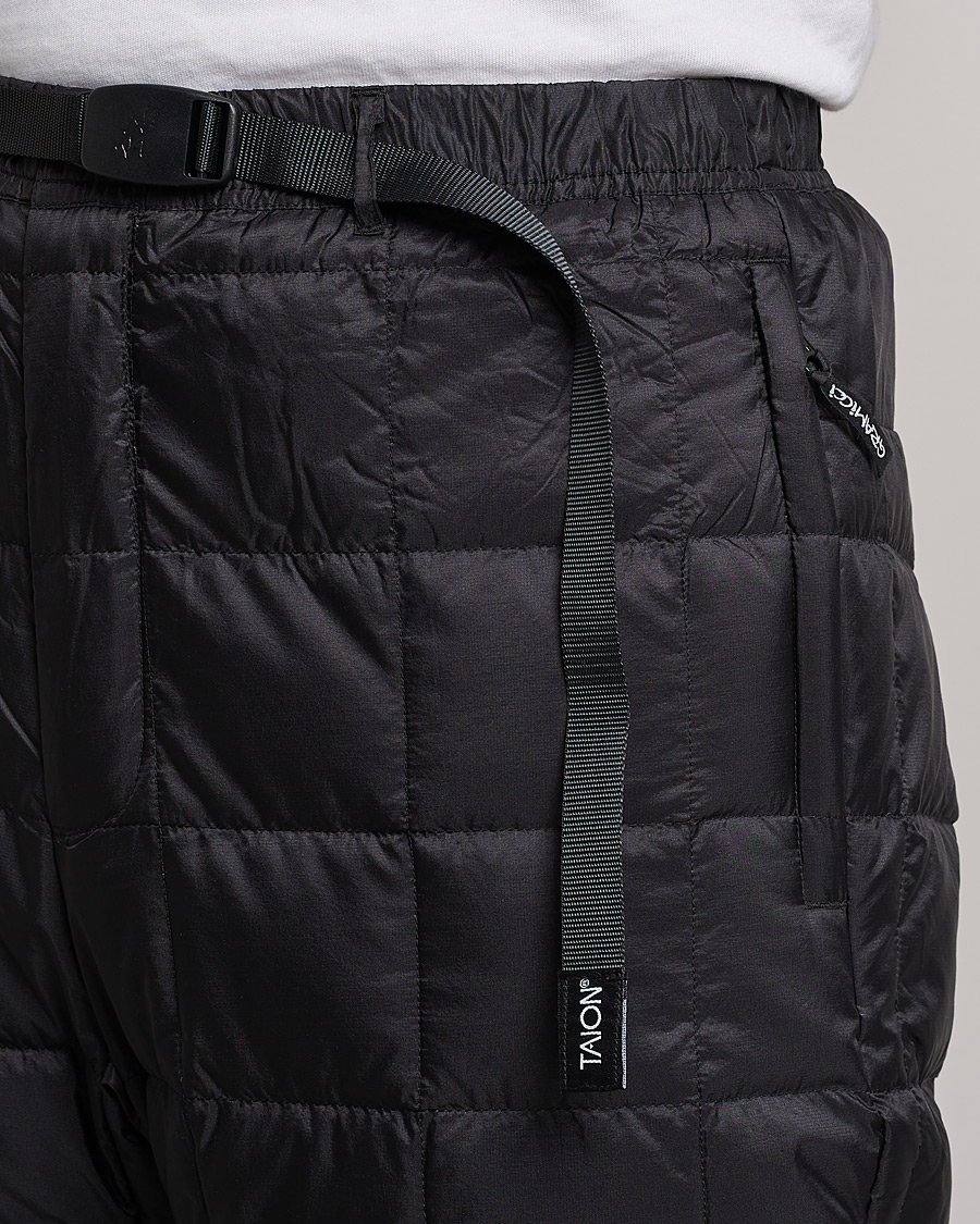 Men | Trousers | Gramicci | Taion/Down Pants Black